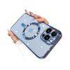 Funda con absorción magnética para iPhone 16 Pro Max de Apple: Cubierta de silicona transparente galvanizada para 11, 12, 14 y 15