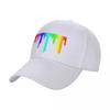 Rainbow Paint Drip Baseball Cap Sun Hat For Children Brand Unisex Cap Dad Hat Unisexs Tennis Womens