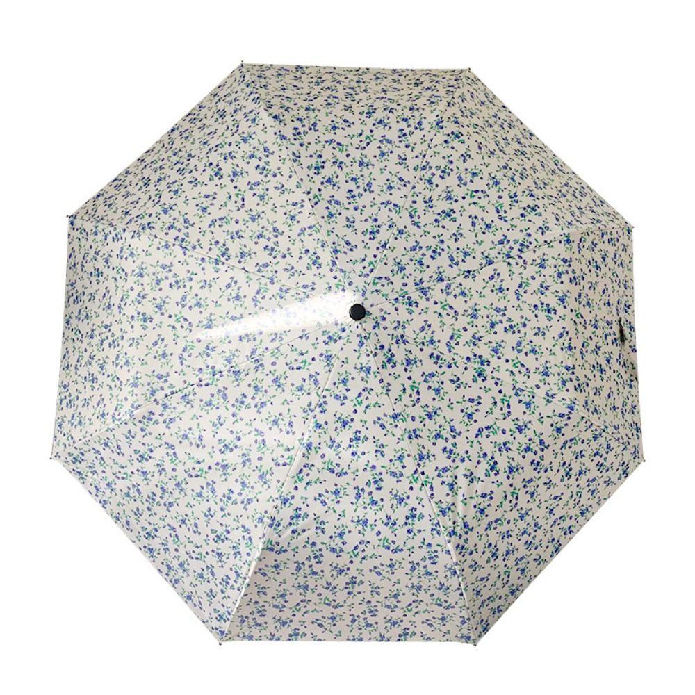 UV Protection Sunshade Umbrella Floral Patterns Dual Use Umbrella  Travel