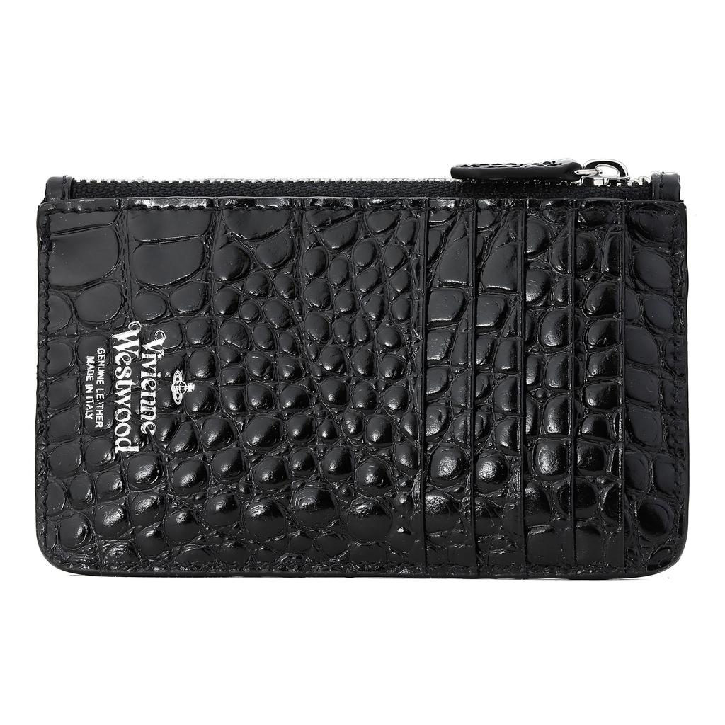 Vivienne Westwood Half Moon Card 51110053 L0039 N401 Holder, Black, [Used]