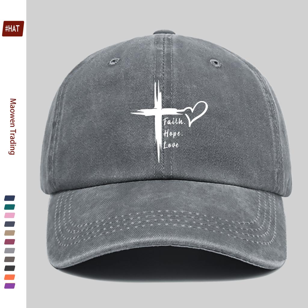 pc pcs Faith Hope Love Trucker Cap for Men Women Adjustable Buckle Strap Lightweight Suitable for Daily Wear Outdoor Spo