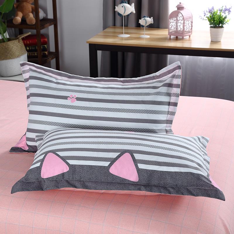 Aloe Vera Cotton Printed Pillowcase Pair, Standard Size 48x74 Cm