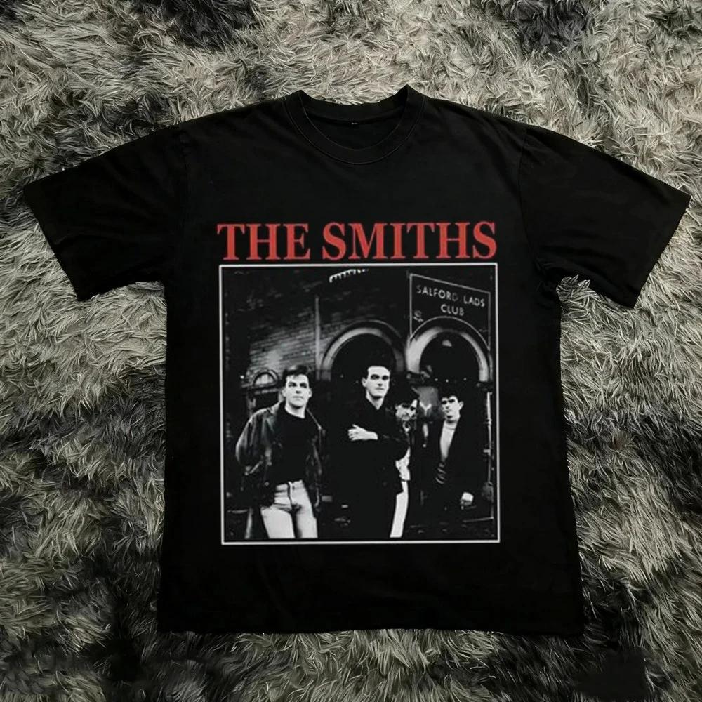 Retro The Queen Is Dead Graphic The Smiths Short Sleeve TShirt Unisex Unisex Cotton Casual Round Neck Top For Spring Summer Outfits