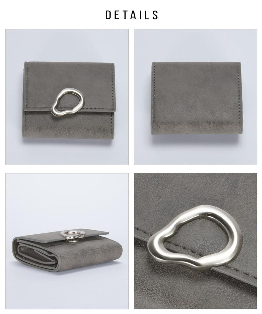 Altro Rose Beige Wallet for Easy to Genuine Leather Simple Includes Coin Tri-fold Women, Slim, Compact, Foldable, Use, Look, Design, Purse, Mini,