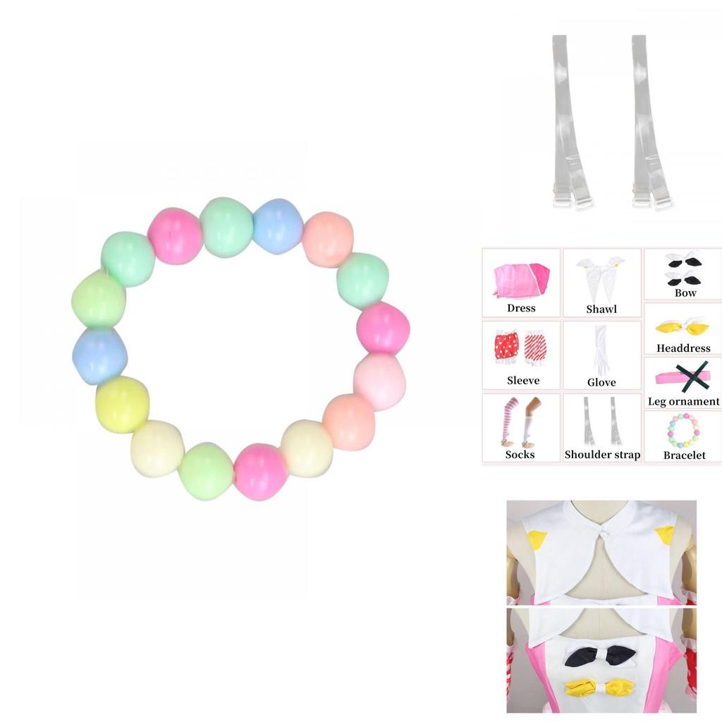Ootori Emu Cosplay Costume Dress+accessories For Project Sekai Colorful Stage
