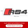 Metal Electroplated A Displacement Trunk Badges, 4WD Emblems for A4 A5 A6 A7, S3 S4 S5 S6 S7 S8 Badges, RS3 RS4 RS5 RS6 RS7