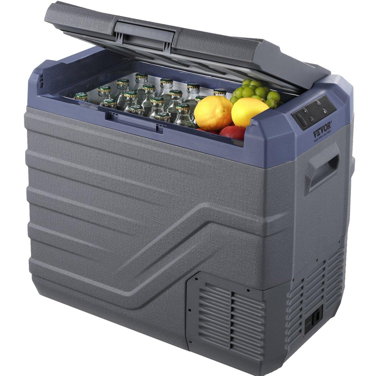Přenosná lednice-mrazák do auta, kompresorová, 45 L, jedna zóna, pro auto i domácnost