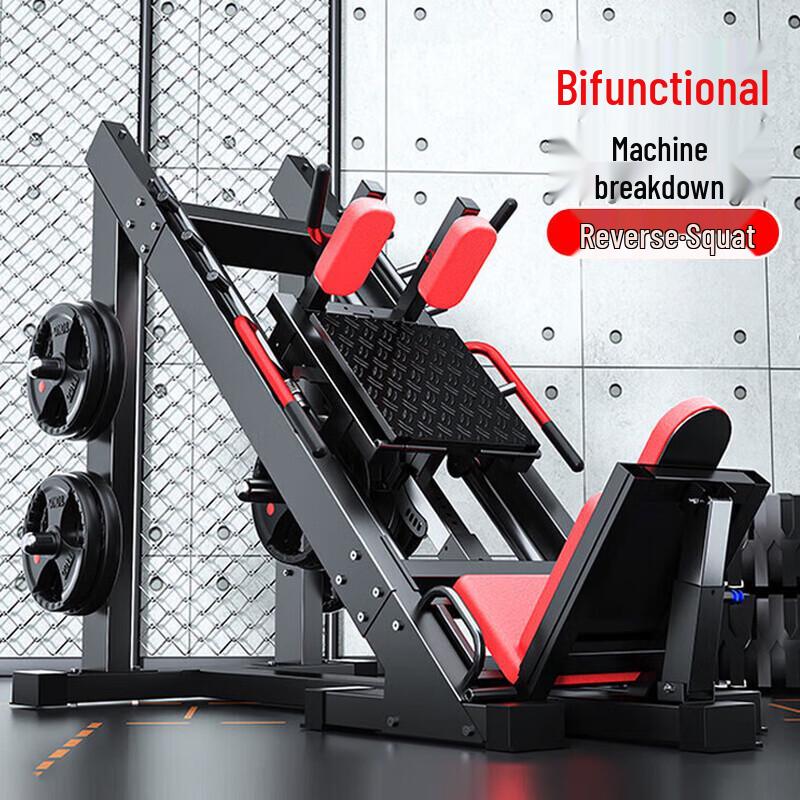 EM FITNESS Leg Press & Squat Machine