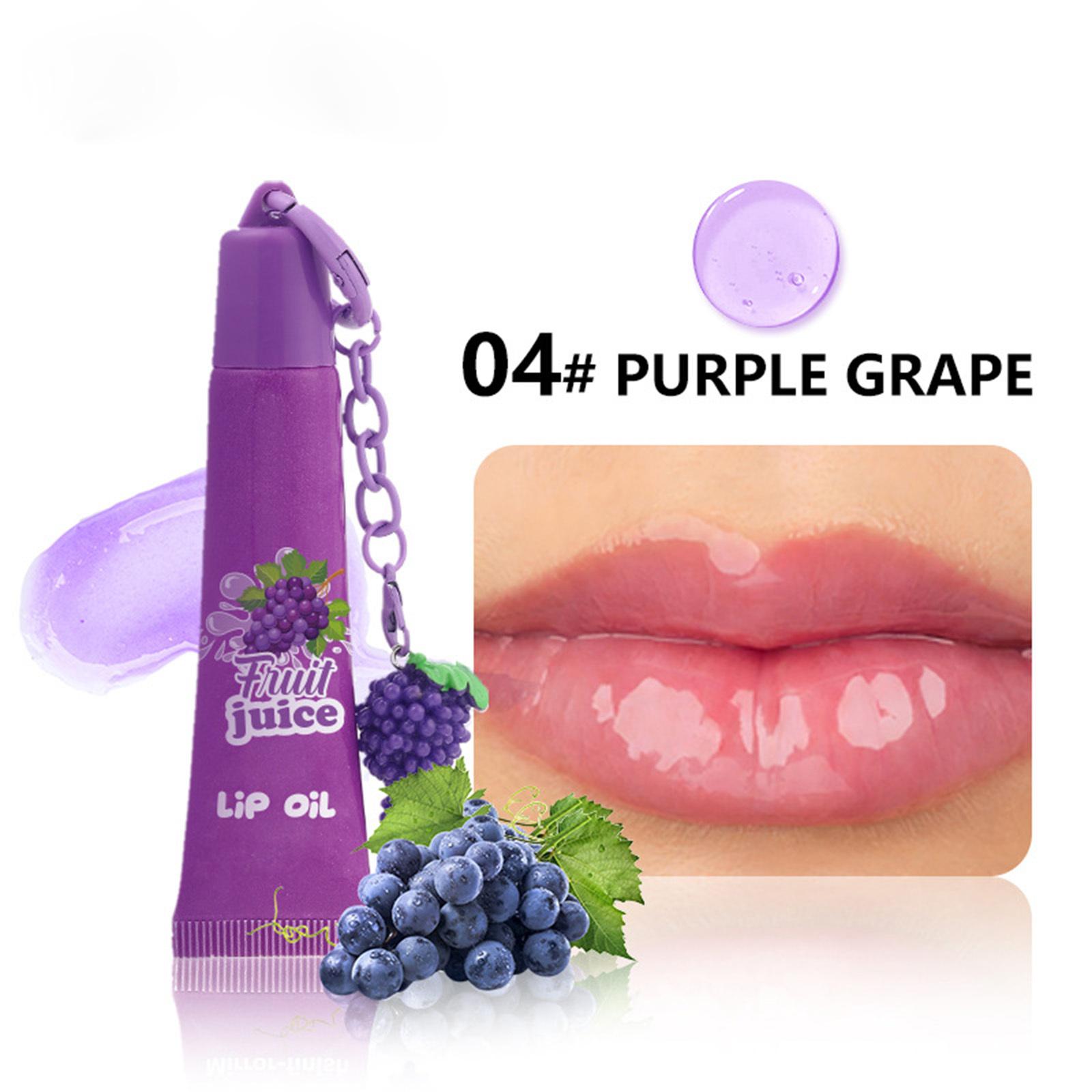 

Glossy Lip Oil, Fruit Flavored Nourishing Balm for Hydrated Smooth Lips - Women s Daily Care, 1 Count One Size