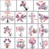 High-Quality F136 Titanium Alloy Pink Zirconia Stud Earring Set Fashionable Cartilage and Lip Piercing Jewelry for Men and Women