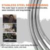 Stainless Steel Brake Lines Improve Braking System Ensure Safety Stability Replacement Compatible for JK 2007-2018 89716