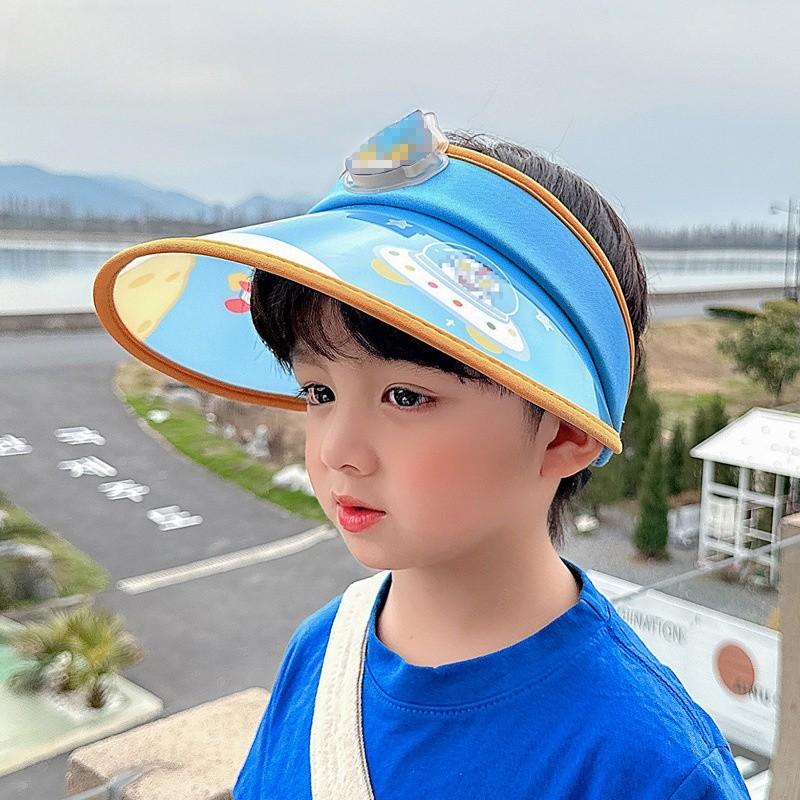 Cartoon Ultraman Summer Kids Sun Hat With Wide Brim For Outdoor Sun Protection
