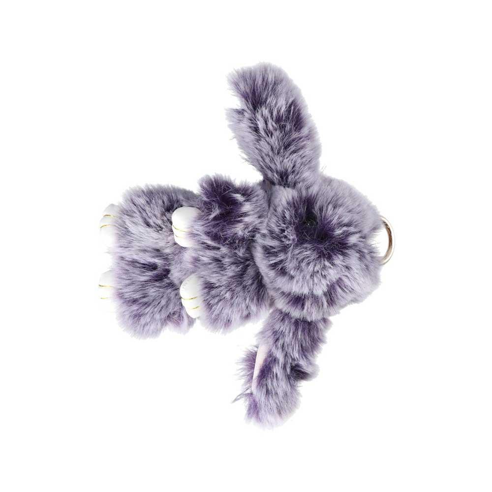 Jewelry Ornament Fluffy Toy Doll Plush Bunny Keyring Plush Bunny Keychain Rabbit Fur Keychain