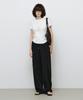 MONGDOL Essential String Cotton Pants Black Mdpt080Black