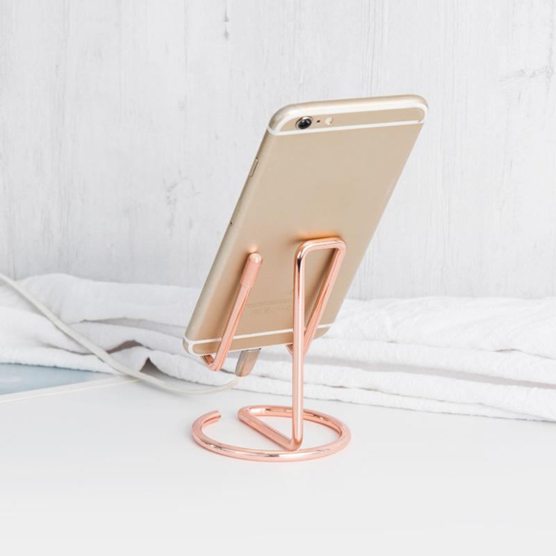 Simple Desktop Mobile Phone Holder Stand Creative Smartphone Lazy Bracket Universal Tablet Mobile Phone Support Holder Gifts