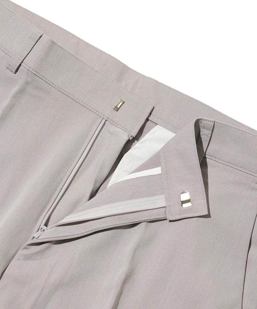 ANALOG MOOD Semi-Wide Slacks (Gray)