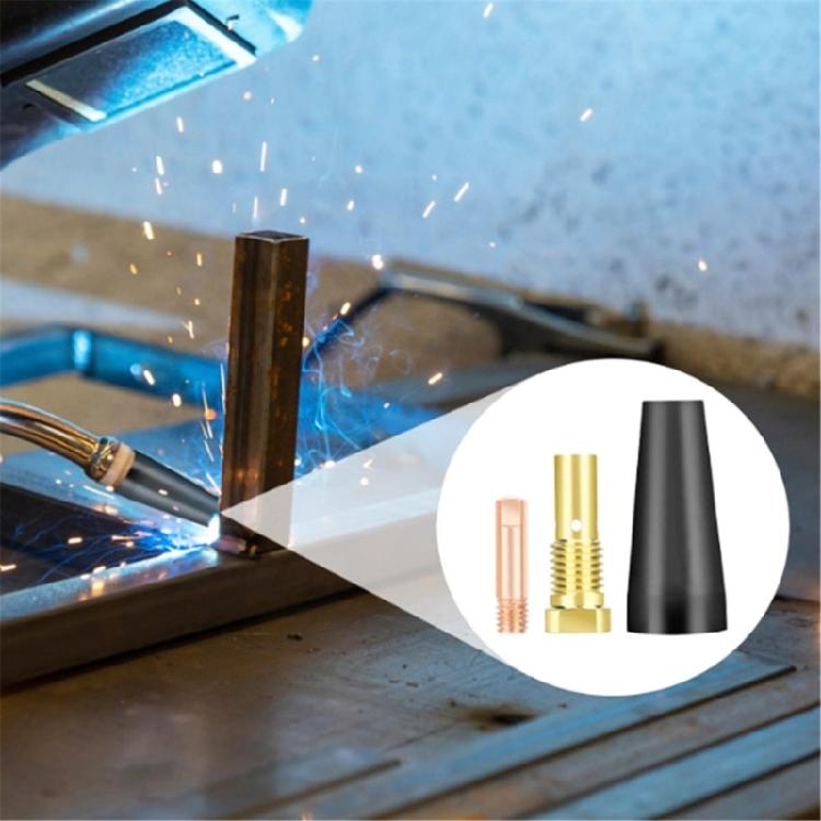 Spritzwassergeschützte Schweißspitzenabdeckung Wärmedämmendes Design Stoßabsorption Für verlängerte Brenner Langlebigkeit in der Metallbearbeitung