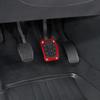 Car Pedal Pads Anti Slip Metal Foot Pad Cover Set for Manual Cars, 3 Piece Non Slip Inserts with Screw Fastened Design for Daily Commuting