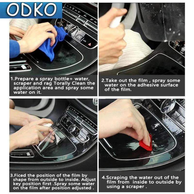 For Ford Territory 2024 2025 Equator Sport Car TPU Protective Interior Film Anti-scratch Center Console Screen Accessories