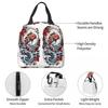 Japanischer Koi-Fischerei Streetwear-Stil Isolierte Lunchtasche für Kinder Schul-Kühltasche Thermische Lebensmittelbox Tragetasche Lunchboxen Behälter