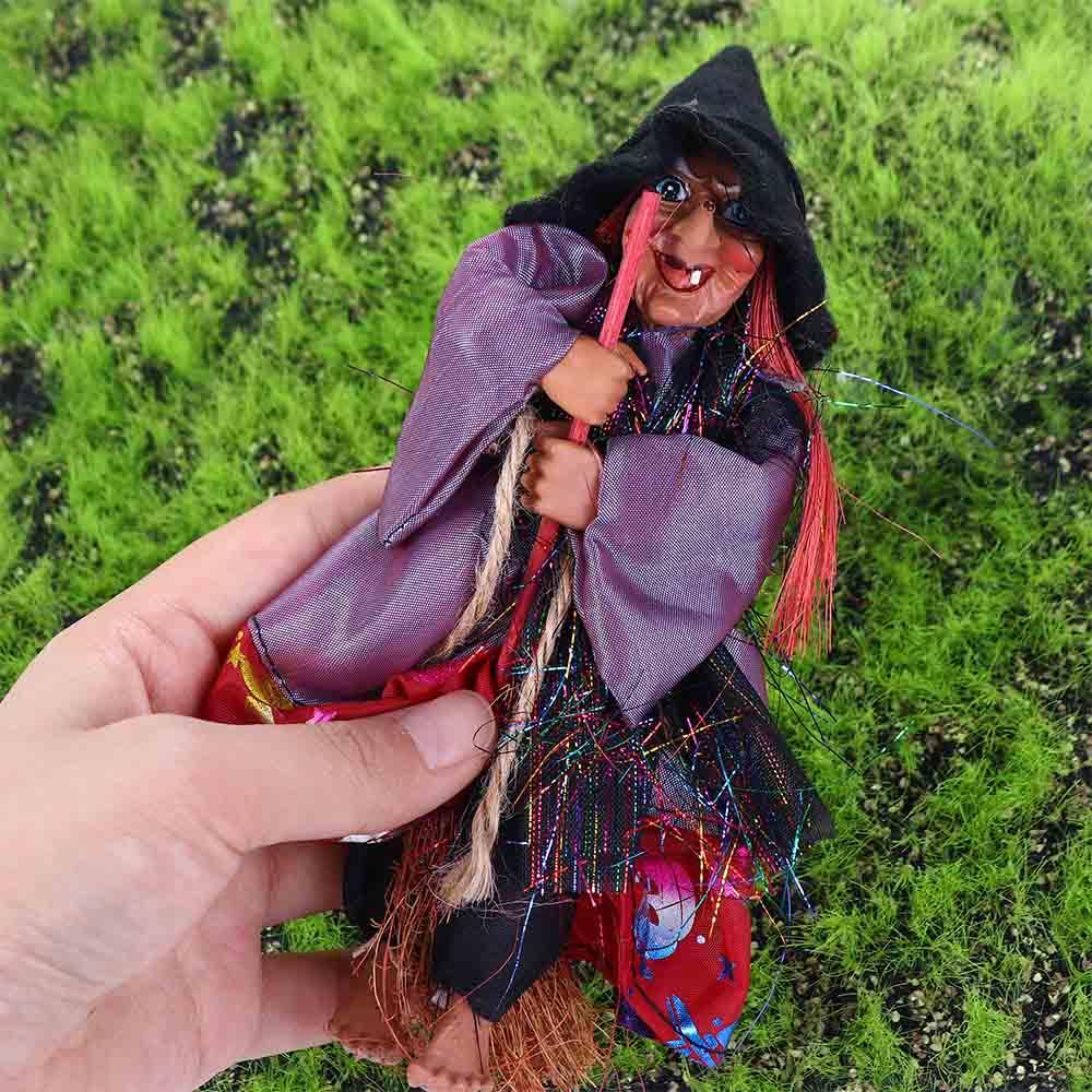 Random Color Lawn Halloween Horror Party Decoration Figurine Pendant Witch Ornament
