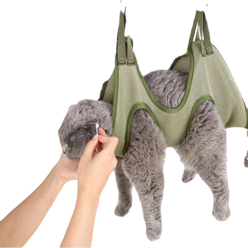 Pet Grooming Hammock for Cat & Dog Nail Trimming and Ear Cleaning
