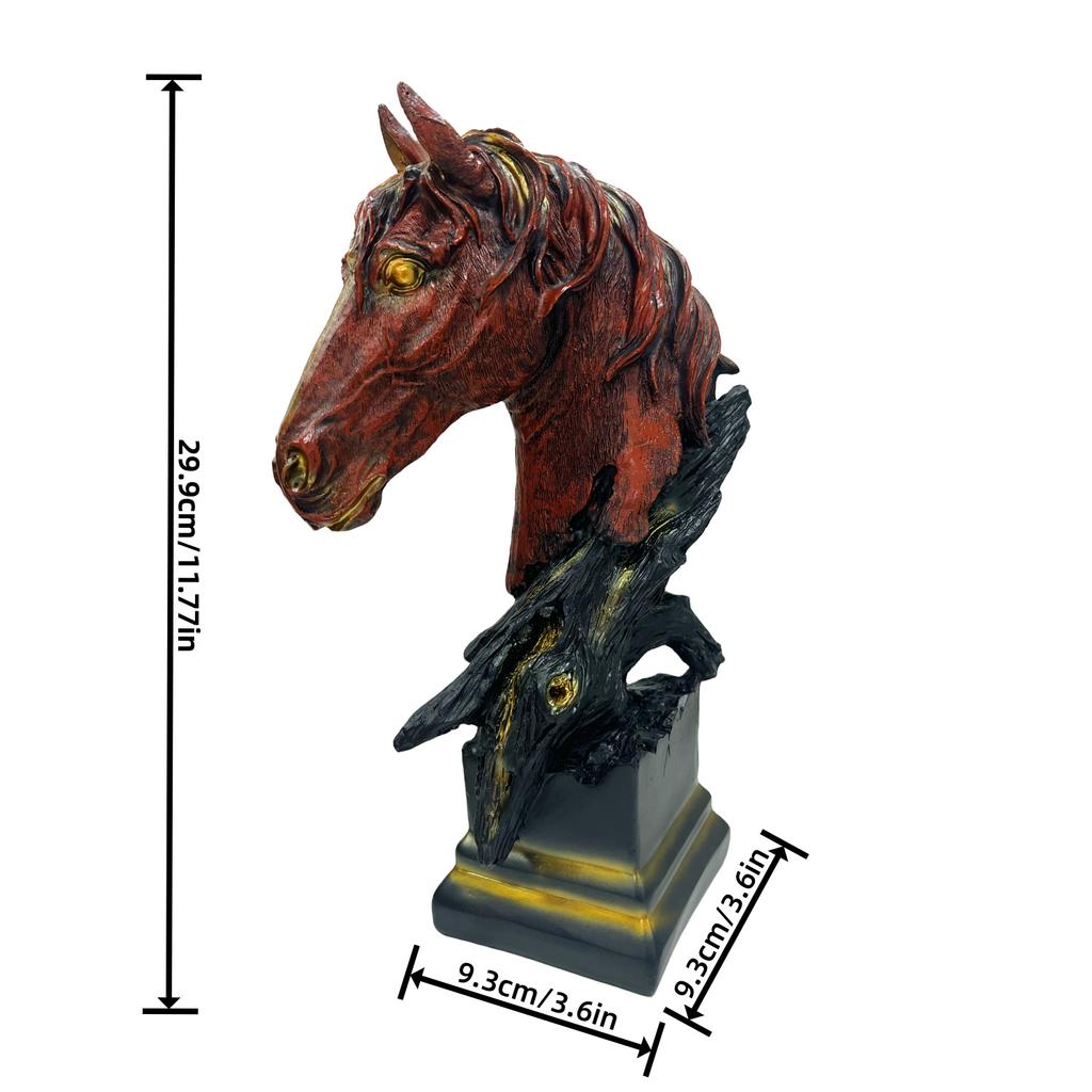 American Retro Home Decoration Lion Head Creative Simulation Animal Avatar Resin Craft Office Desktop Decoration