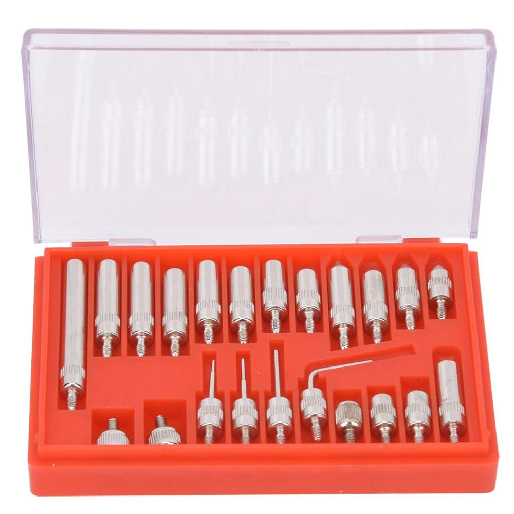22 Pcs 0.01mm Accuracy Dial Indicator Tips Carbon steel Pointed Tip Set  For Precision Measurement
