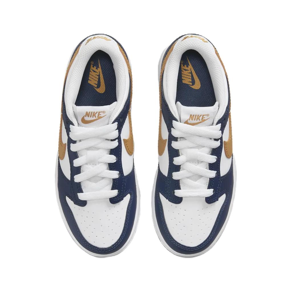 Nike Dunk Low PS Midnight Navy Wheat Kinder-Sneakers Blau Weiß FB9108-111