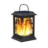 Solar Lanterns for Outdoor Garden Flickering Flame Effect Solar Powered Hanging Light Waterproof Wall Mount for Front Porch