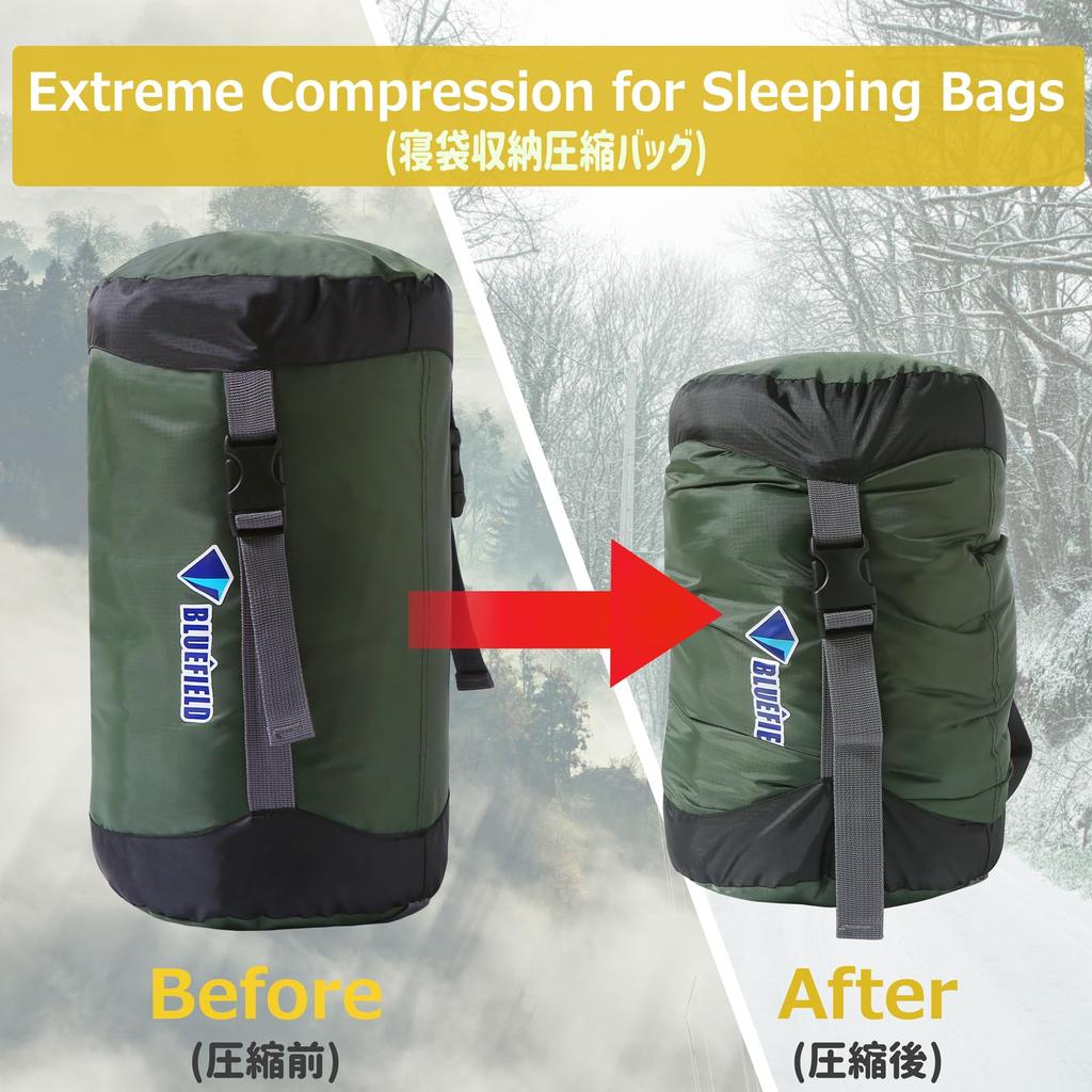 Azarxis Compression Bag Sleeping Bag Compression Sack Stuff Bag Lightweight Storage Bag Compression Bag Compression Sack Tent Travel Hiking Camping