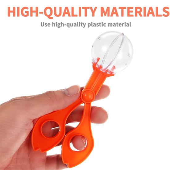 2Pcs Nature Exploration Toy Skill Development Hand-eye Coordination Smell-less Plastic Scissor Clamp Small