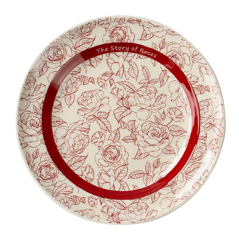Retro Newlywed Tableware Set - Red Bowls & Plates Wedding Gift 2025 Style
