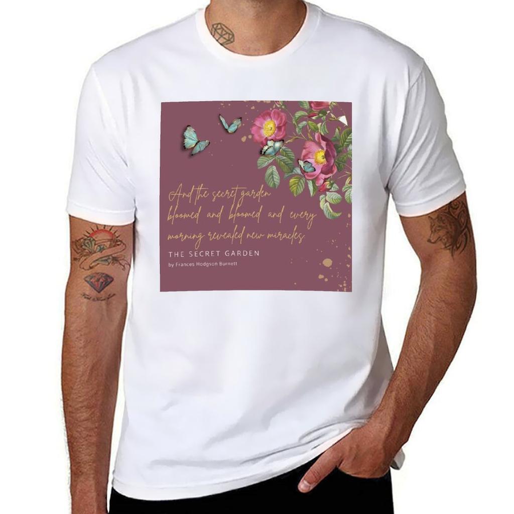 The Miracles Of Gardening Quote From The Secret Garden By Frances Hodgson Burnett Tshirt Uv Protection Outdoor Tee Shirt