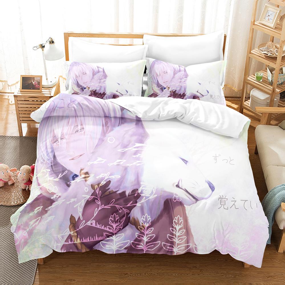

Comforter 3D Cartoons To Your Eternity Bedding Sets With Twin Full Queen King Bedclothes Home Textile Comforter (quilt)-EU Single(135*200cm)3pcs