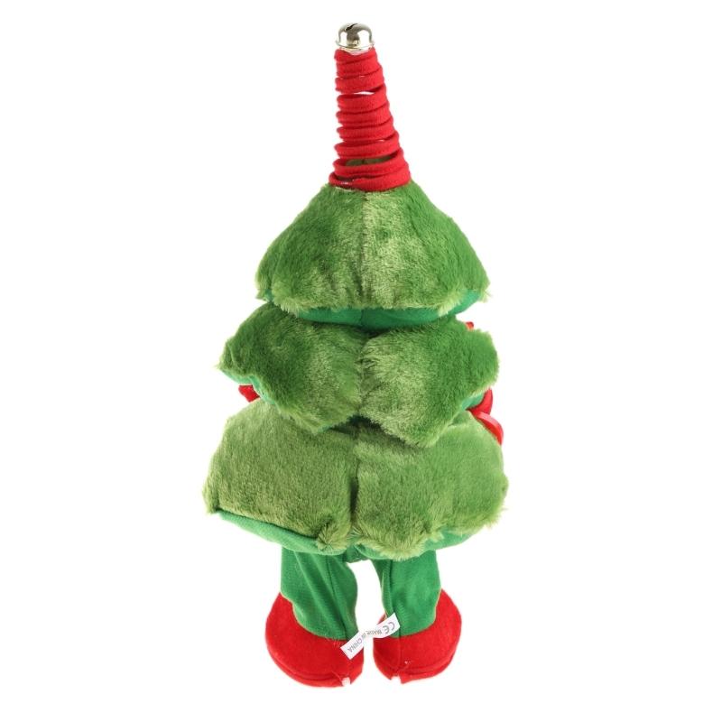 Dancing Christmas Tree Singing Xmas Tree Electronic Toy for Doll Music Xmas Gift Holiday Ornament Festival Table Decorat
