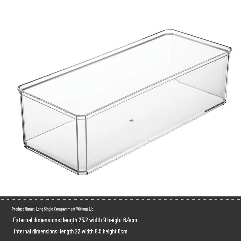 Transparent Cotton Pad and Makeup Storage Box with Lid