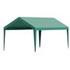 Carport Replacement Canopy, 3 x 6 m Potable Garage Tent Top Tarp, UV-Resistant & Waterproof Car Shelter Tarp, Heavy Duty Car Port Cover with Ball
