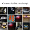 10PCS Car Reflective Sticker Warning Decals Arrow Sign Tape Stickers For Auto Tail Bar Bumper Trunk Safety Decoration Sticker