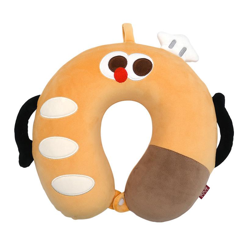 Cartoon Animal Memory Foam U Shaped Pillow For Travel And Office Comfort
