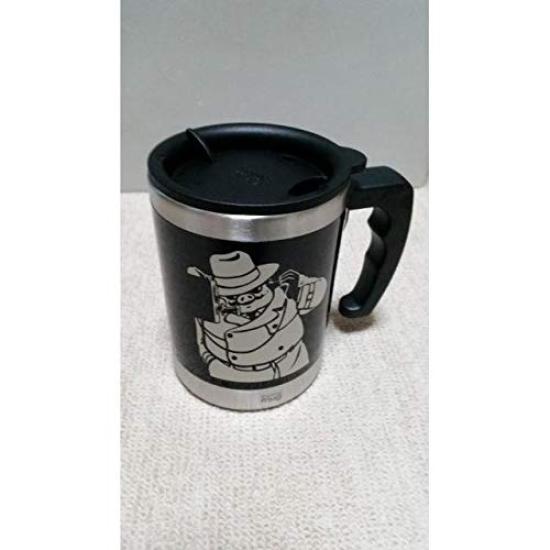 

Ghibli Porco Rosso thermo mug on the phone!