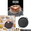 Round Cast Iron Grill Pan For Outdoor Barbecue And Home Use With Sun Pattern Design