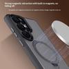 Magnetic Matte Phone Case for Samsung S26 Ultra Galaxy S26 Plus For Magsafe Metal Ring Stand Holder Contrast Color Frosted Cover