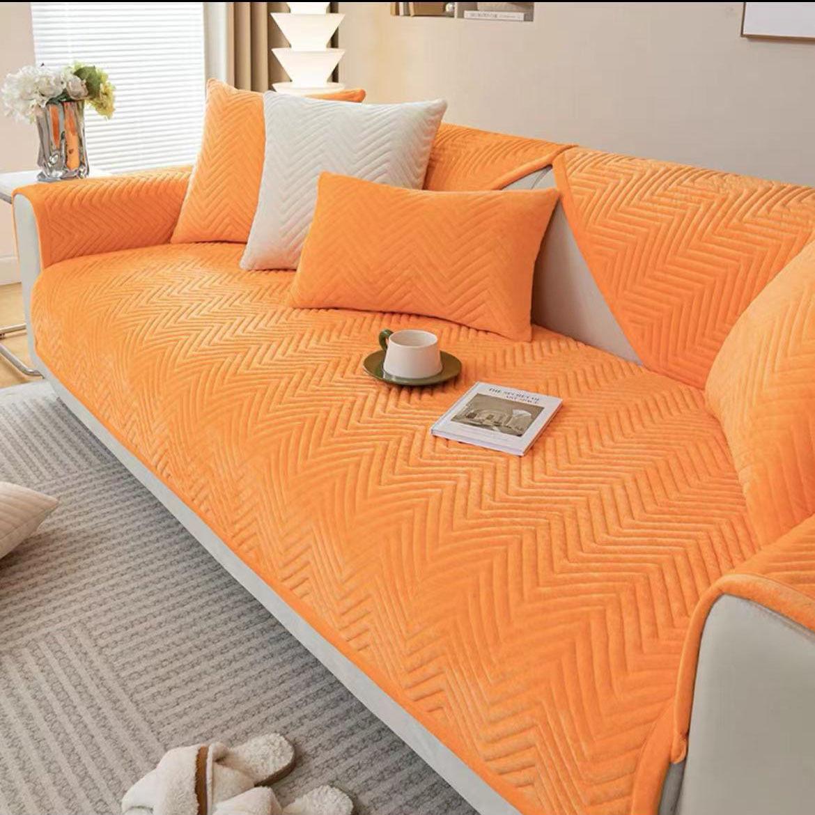 

Мягкая подушка для дивана на все времена года, однотонная, в стиле ретро, нескользящая подушка для сиденья, чехол для дивана, пригодная для машинной стирки 70*70cm