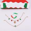 Christmas Wrist Chain Couples Children's Versatile Woven Bracelet Fashionable Handmade Bangle Trendy Wrist Jewelry Gift