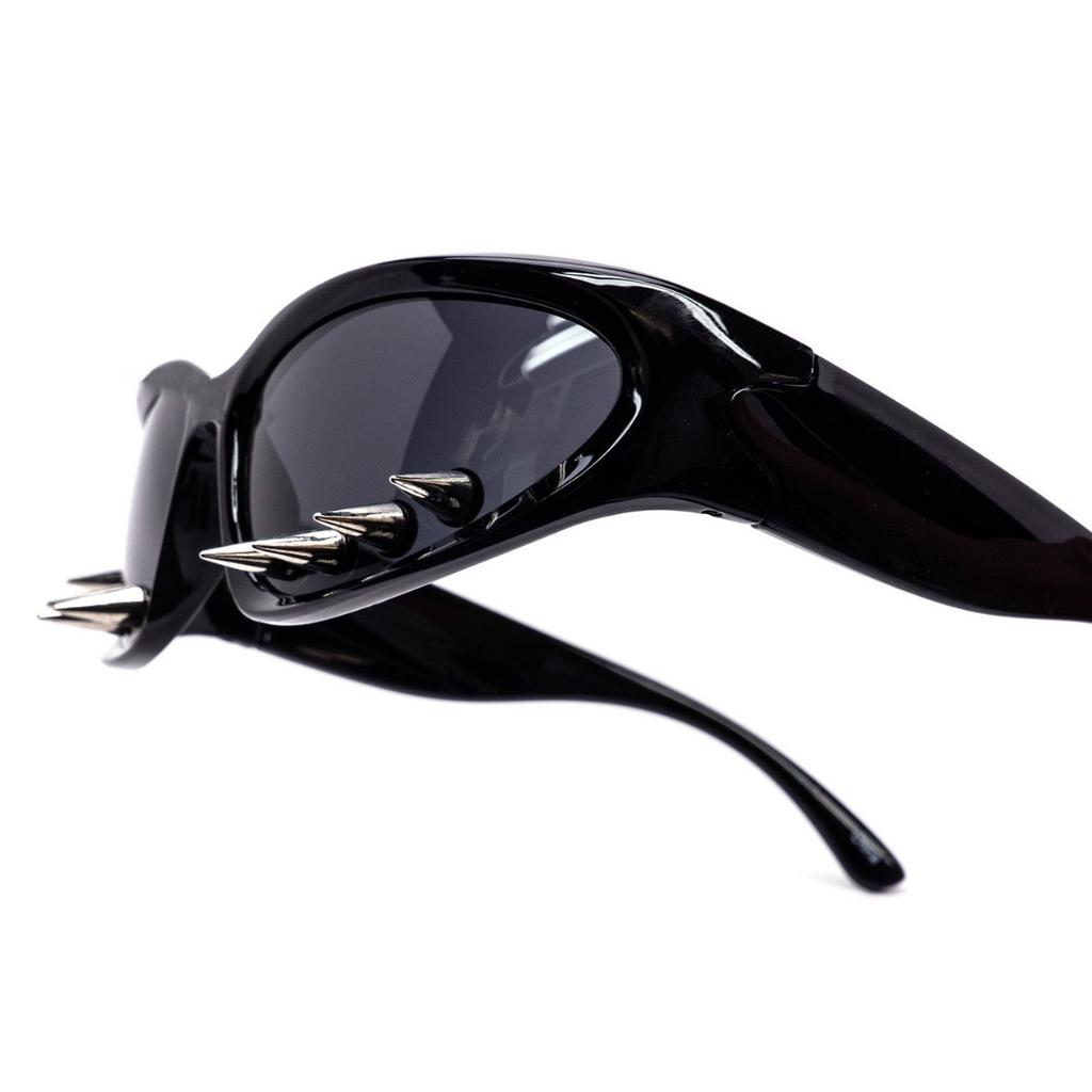 Metal spiked sunglasses, personalized trend, a must for street dance performance [Cool Punk Style]
