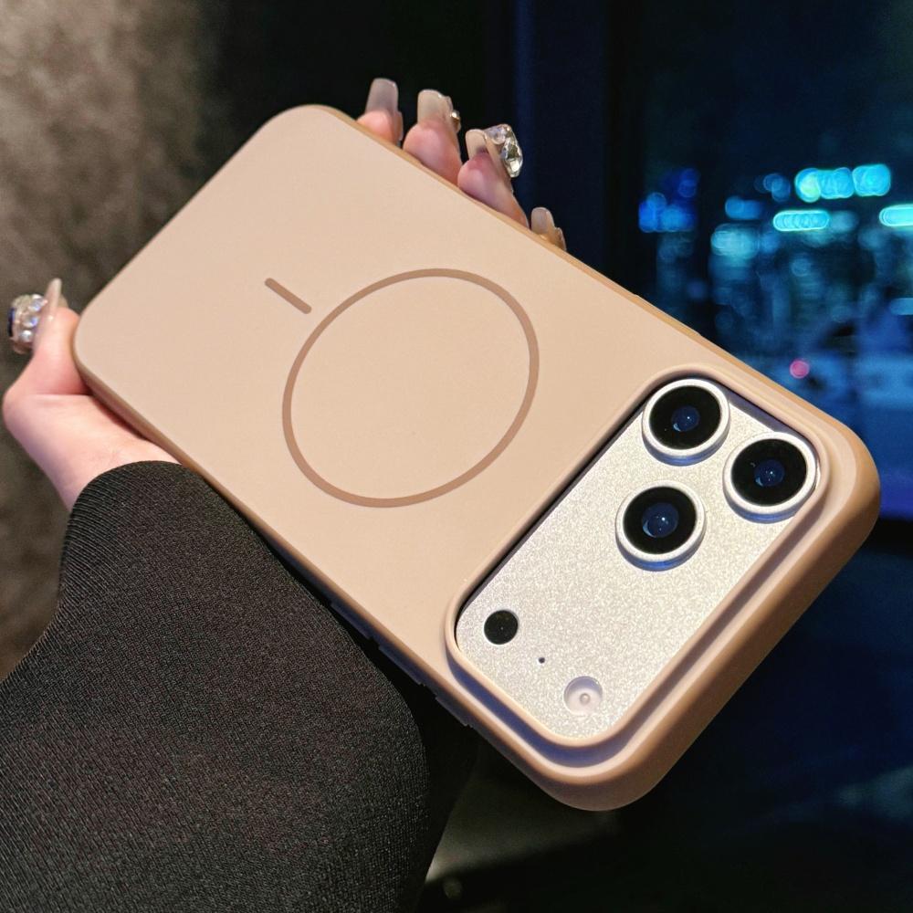 Liquid Silicone Matte Magnetic For Magsafe Soft Case For iPhone 17 15 16 14 13 12 11 Pro Max Official Wireless Charging Cover