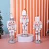 White & Silver Nutcracker Ornament Set