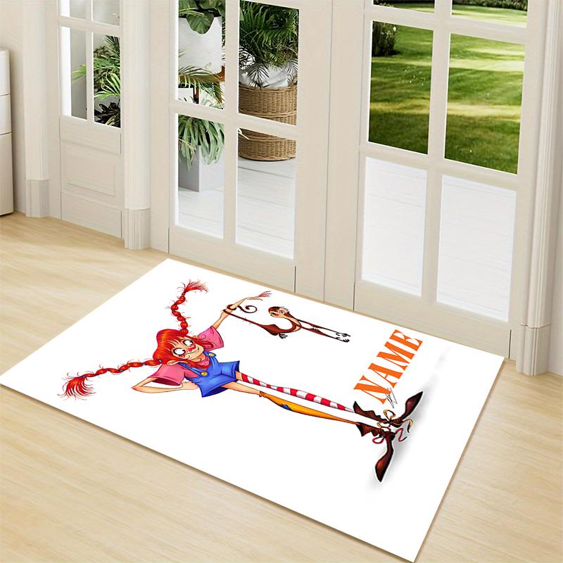 Custom Name Friendship Between Child Horse Carpet Rug Customizable Soft Washable Anti-Slip Home Living Room Sofa Mats Personalized Rug. 0909324