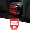 For 2019-2024 Dodge RAM 1500 ABS Red Rear Air Conditioner Outlet Vent Trim Cover